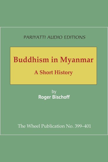 Buddhism in Myanmar - A Short History - cover