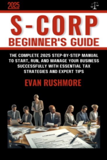 S-CORP BEGINNER'S GUIDE - The Complete 2025 Step-by-Step Manual to Start Run and Manage Your Business Successfully with Essential Tax Strategies and Expert Tips - cover