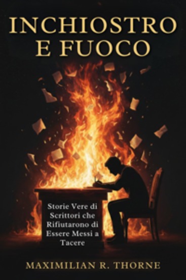 Inchiostro e Fuoco - Storie Vere di Scrittori che Rifiutarono di Essere Messi a Tacere - cover