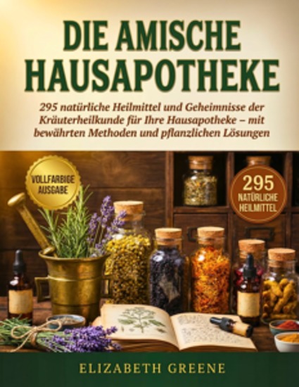 Die Amische Hausapotheke - 295 natürliche Heilmittel und Geheimnisse der Kräuterheilkunde für Ihre Hausapotheke – mit bewährten Methoden und pflanzlichen Lösungen - cover