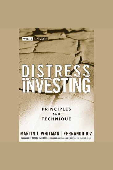 Distress Investing - Principles and Technique - cover