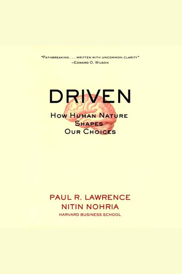 Driven - How Human Nature Shapes Our Choices - cover