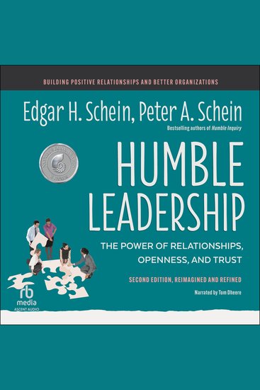 Humble Leadership - The Power of Relationships Openness and Trust - cover