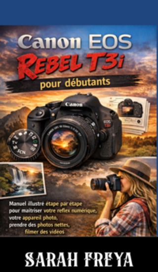 Canon EOS Rebel T3i pour débutants - Manuel illustré étape par étape pour maîtriser votre reflex numérique votre appareil photo prendre des photos nettes filmer des vidéos - cover