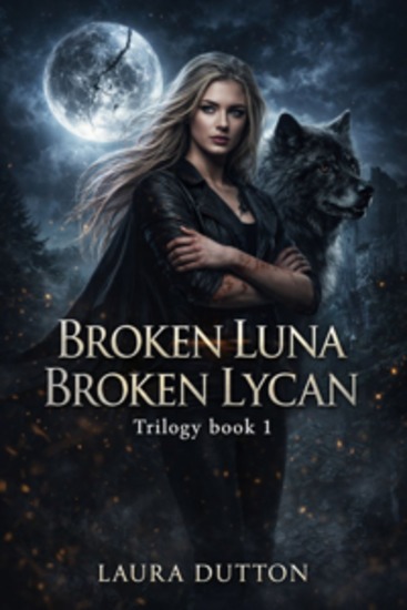 Broken Luna Broken Lycan Trilogy Book 1 - A Rejected Mate Lycan King Werewolf Romance - cover