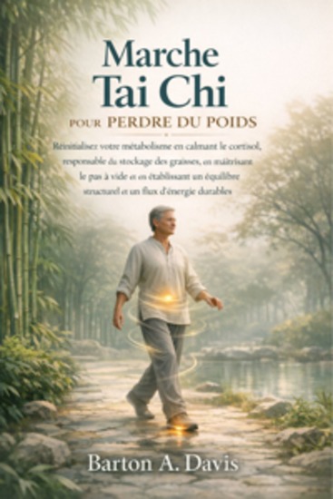 Marche Tai Chi pour perdre du poids - Réinitialisez votre métabolisme en calmant le cortisol responsable du stockage des graisses en maîtrisant le pas à vide et en établissant un équilibre structurel et un flux d'énergie durables - cover