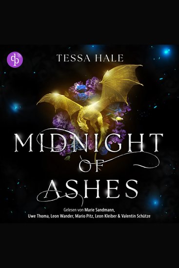 Midnight of Ashes - Flammenherz | Spicy Drachenwandler-Fantasy-Hörbuch über eine junge Frau und ihr Schicksal - Dragons of Ember Hollow Band 2 (Ungekürzt) - cover
