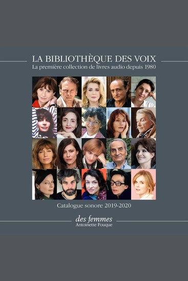 Catalogue sonore La Bibliothèque des voix 2019-2020 - cover
