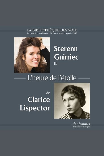 Heure de l'etoile l' - cover
