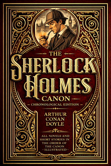 The Sherlock Holmes Canon — Chronological Edition - All Novels and Short Stories in the Order of the Canon · Illustrated - cover