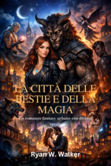 La città delle bestie e della magia - Un romanzo fantasy urbano con diverse specie - cover