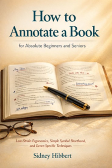 How to Annotate a Book for Absolute Beginners and Seniors - Low-Strain Ergonomics Simple Symbol Shorthand and Genre-Specific Techniques to Boost Memory Maximize Comprehension and Transform into a Permanent Intellectual Archive - cover