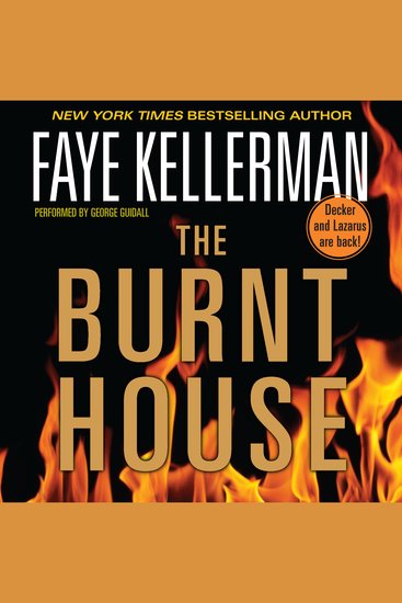 The Burnt House - A Peter Decker Rina Lazarus Novel - cover