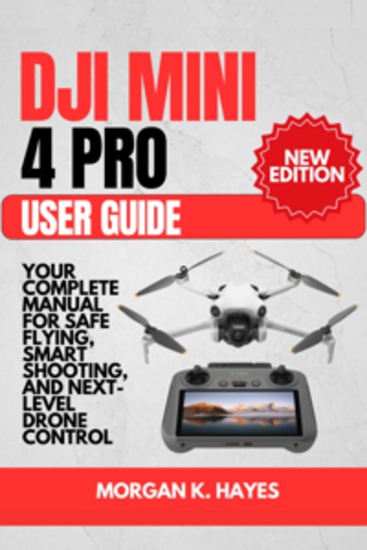 DJI Mini 4 Pro User Guide - Your Complete Manual for Safe Flying Smart Shooting and Next-Level Drone Control - cover
