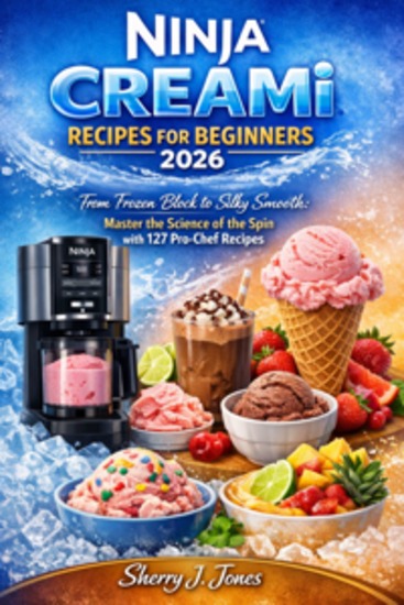 Ninja Creami Recipes for Beginners 2026 - From Frozen Block to Silky Smooth: Master the Science of the Spin with 134 Pro-Chef Recipes - cover