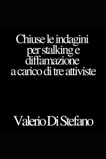 Chiuse le indagini per stalking e diffamazione a carico di tre attiviste - cover