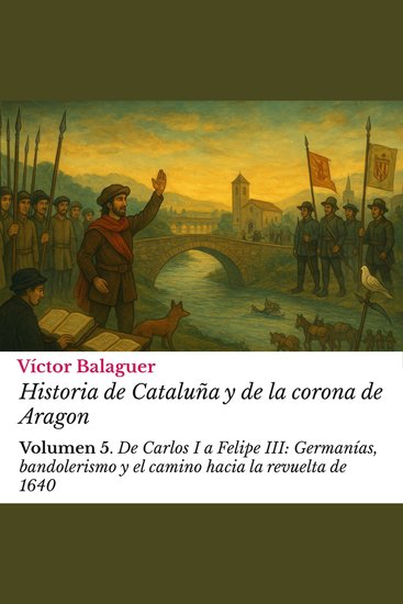 Historia de Cataluña y de la corona de Aragon: Volumen 5 - De Carlos 1 a Felipe 3: Germanías bandolerismo y el camino hacia la revuelta de 1640 - cover