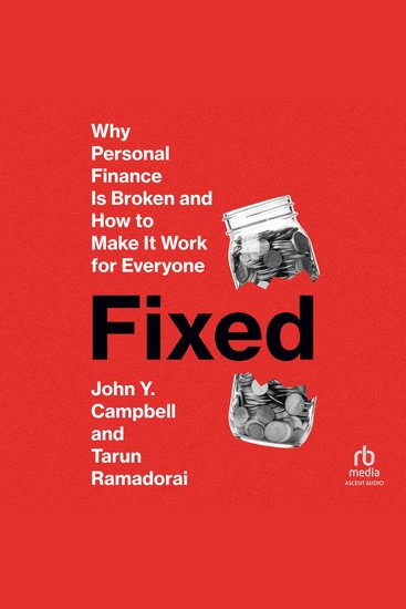 Fixed - Why Personal Finance Is Broken and How to Make It Work for Everyone - cover