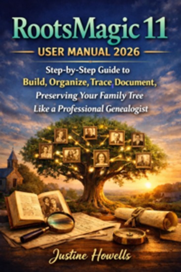 Rootsmagic 11 User Manual 2026 - Step-by-Step Guide to Build Organize Trace Document Preserving Your Family Tree Like a Professional Genealogist - cover