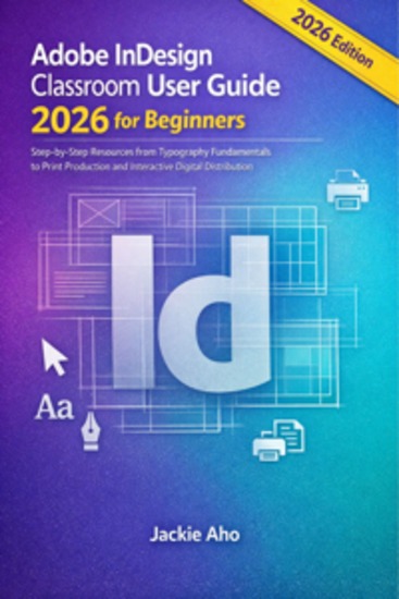 Adobe Indesign Classroom User Guide 2026 for Beginners - Step-by-Step Resources from Typography Fundamentals to Print Production and Interactive Digital Distribution - cover