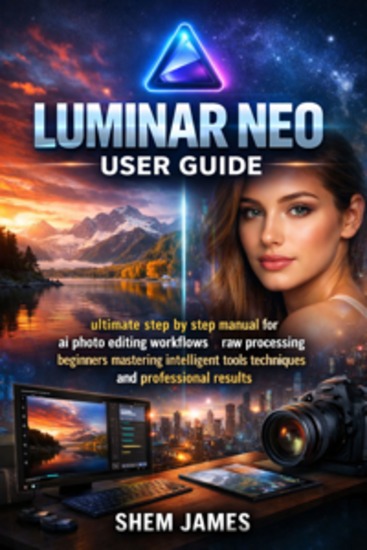 Luminar Neo User Guide - ultimate step by step manual for ai photo editing workflows raw processing beginners mastering intelligent tools techniques and professional results - cover