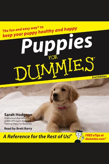 Puppies For Dummies - cover
