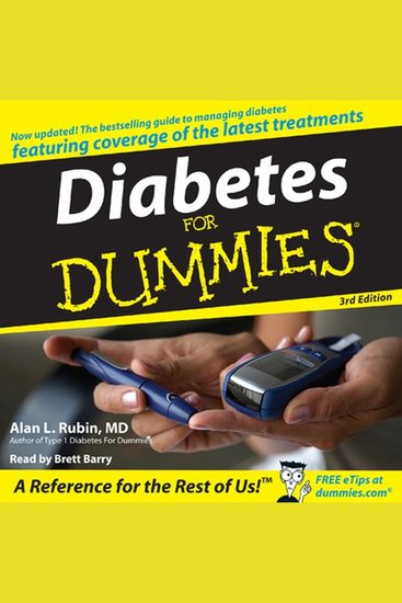 Diabetes For Dummies 3rd Edition - cover