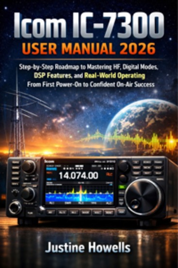 Icom Ic-7300 User Manual 2026 - Step-by-Step Roadmap to Mastering HF Digital Modes DSP Features and Real-World Operating From First Power-On to Confident On-Air Success - cover