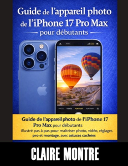 Guide de l'appareil photo de l'iPhone 17 Pro Max pour débutants - illustré pas à pas pour maîtriser photo vidéo réglages pro et montage avec astuces cachées - cover