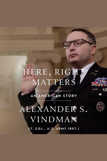 Here Right Matters - An American Story - cover