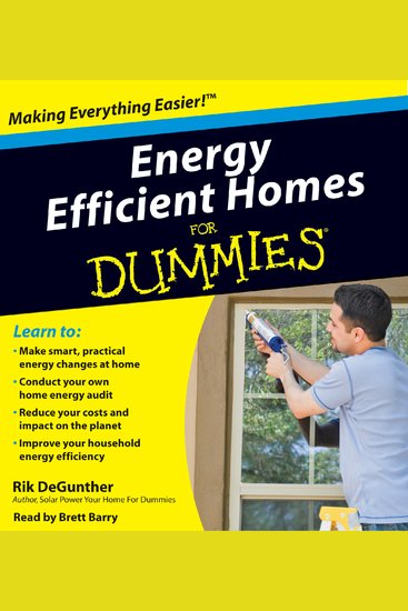 Energy Efficient Homes for Dummies - cover