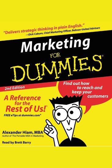 Marketing for Dummies 2nd Ed - cover