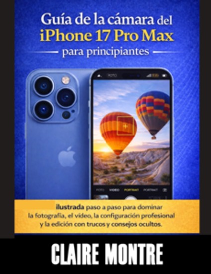 Guía de la cámara del iPhone 17 Pro Max para principiantes - ilustrada paso a paso para dominar la fotografía el vídeo la configuración profesional y la edición con trucos y consejos ocultos - cover