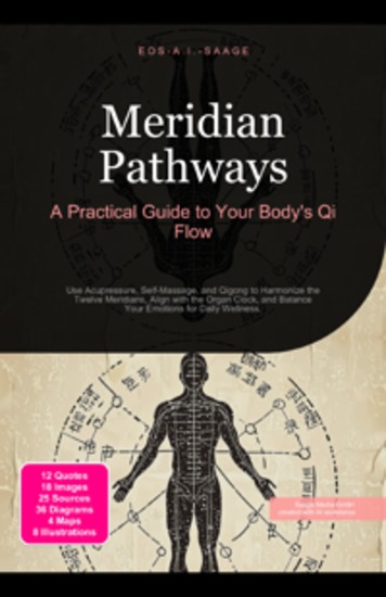 Meridian Pathways: A Practical Guide to Your Body's Qi Flow - Use Acupressure Self-Massage and Qigong to Harmonize the Twelve Meridians Align with the Organ Clock and Balance Your Emotions for Daily Wellness - cover