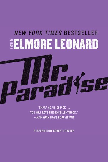 Mr Paradise - A Novel - cover