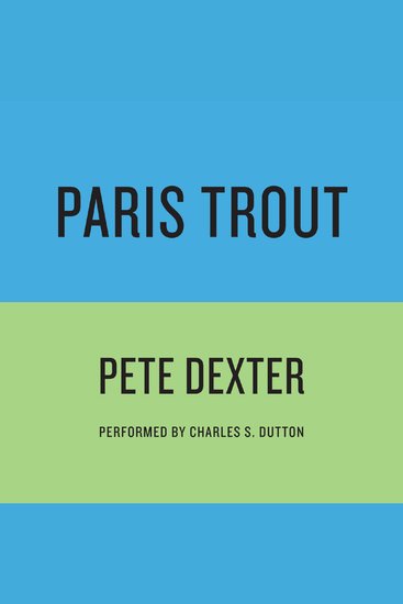 Paris trout - cover