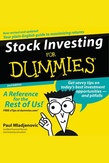 Stock Investing for Dummies 2nd Ed - cover