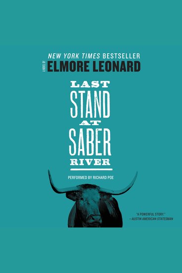Last Stand at Saber River - cover