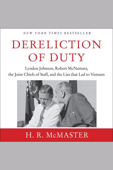 Dereliction of Duty - cover