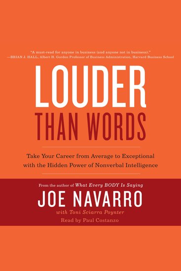 Louder Than Words - Take Your Career from Average to Exceptional with the Hidden Power of Nonverbal Intelligence - cover