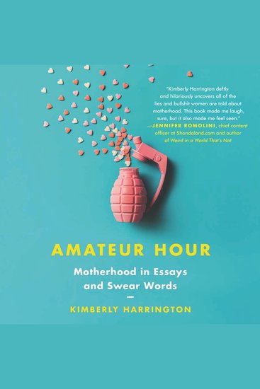Amateur Hour - Motherhood in Essays and Swear Words - cover
