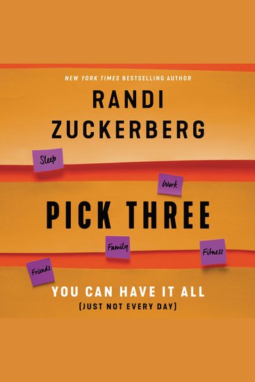 Pick Three - You Can Have It All (Just Not Every Day) - cover