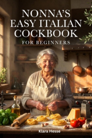 Nonna’s Easy Italian Cookbook for Beginners - 100 Classic Recipes for Homemade Pasta Sauces Soups and Desserts from Italy - cover