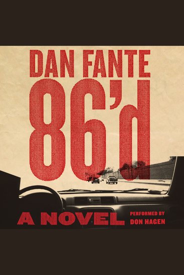 86'd - A Novel - cover