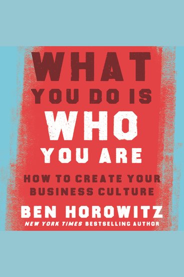 What You Do Is Who You Are - How to Create Your Business Culture - cover