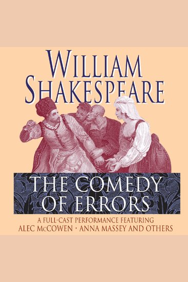 The Comedy of Errors - cover