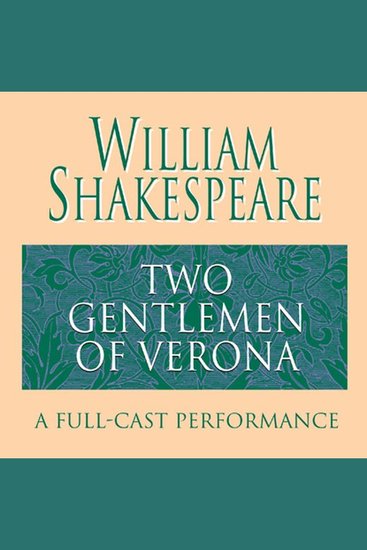 The Two Gentlemen of Verona - cover