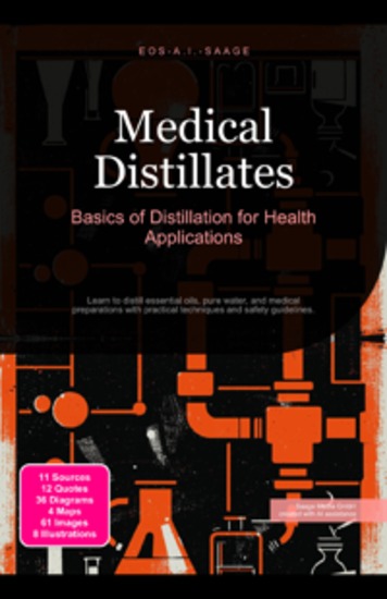 Medical Distillates: Basics of Distillation for Health Applications - Learn to distill essential oils pure water and medical preparations with practical techniques and safety guidelines - cover