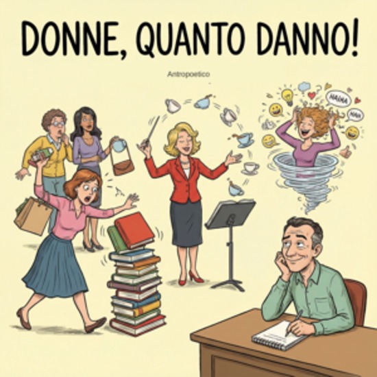 Donne quanto danno! - Guida irriverente alla psicologia femminile vista da un sopravvissuto - cover