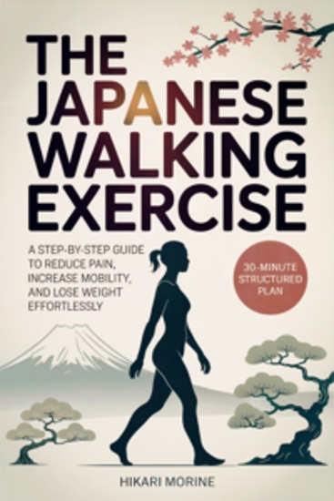The Japanese Walking Exercise - A Step-by-Step Guide to Reduce Pain Increase Mobility and Lose Weight Effortlessly - cover